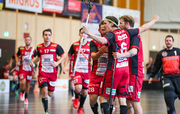 Hockeyspieler vom UHC Sarganserland