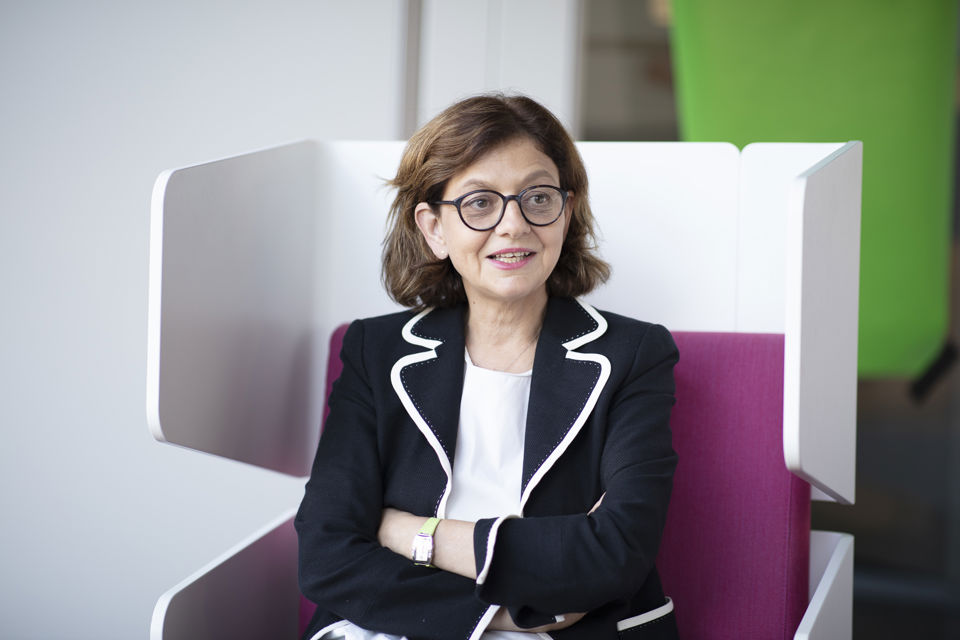 Portraitbild Cornelia Gut, Geschäftsführerin Stiftung Startfeld