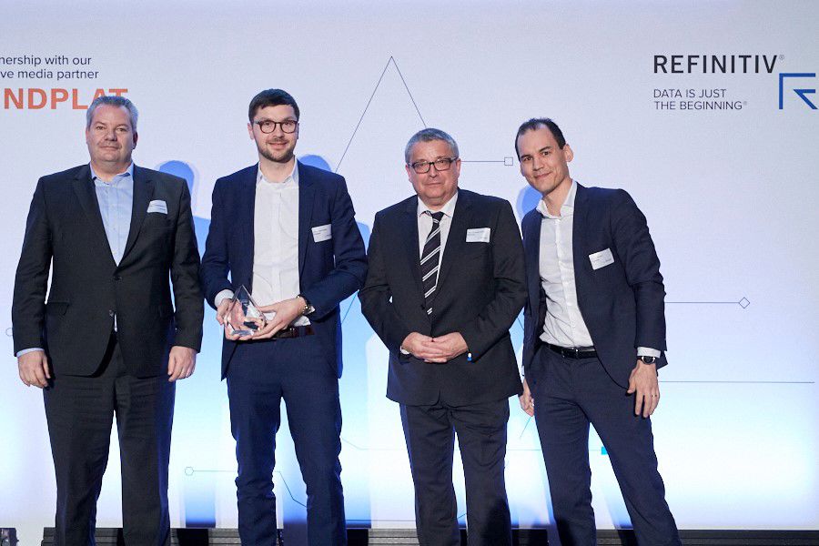 Preisverleihung beim Lipper Fund Award 2020 an die St.Galler Kantonalbank